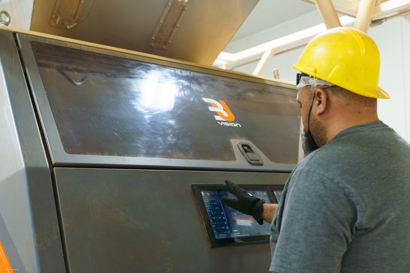 FENIX optical sorting equipment inside the Golden Valley plant